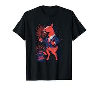 Funny Horse Ate Fireworks Célébration du Nouvel an Chinois T-Shirt