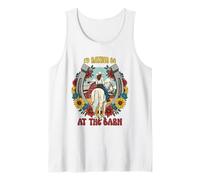 Funny Horse Lover, I'd Rather Be at The Barn Débardeur