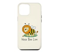Funny Hose Bee Lion Visual Parody Word Play Animal Pun Meme Coque pour iPhone 12 Pro Max