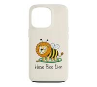 Funny Hose Bee Lion Visual Parody Word Play Animal Pun Meme Coque pour iPhone 13 Pro