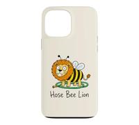 Funny Hose Bee Lion Visual Parody Word Play Animal Pun Meme Coque pour iPhone 13 Pro Max