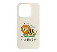 Funny Hose Bee Lion Visual Parody Word Play Animal Pun Meme Coque pour iPhone 14 Pro