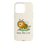 Funny Hose Bee Lion Visual Parody Word Play Animal Pun Meme Coque pour iPhone 15 Pro Max