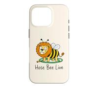 Funny Hose Bee Lion Visual Parody Word Play Animal Pun Meme Coque pour iPhone 16 Pro
