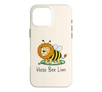 Funny Hose Bee Lion Visual Parody Word Play Animal Pun Meme Coque pour iPhone 16 Pro Max