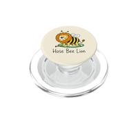 Funny Hose Bee Lion Visual Parody Word Play Animal Pun Meme PopSockets PopGrip pour MagSafe