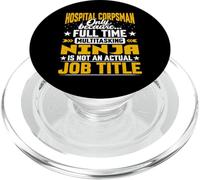 Funny Hospital Corpsman Job Title PopSockets PopGrip pour MagSafe