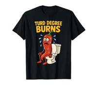 Funny Hot Chili Pepper Spicy Food Turd Poo Pun Toilet Humor T-Shirt