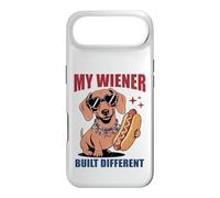 Funny Hotdog Teckel My Wiener Built Different Hot Dog Coque pour iPhone Air