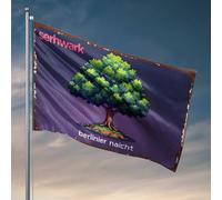 Funny House Decor Berlin's Night : A Serein Tree Tale Flag Vintage Decor Fall Porche Decor (60 x 90 cm)