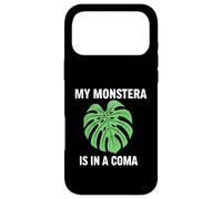 Funny Houseplant Mom My Monstera is in A Coma Coque pour iPhone 17 Pro Max