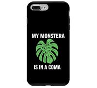 Funny Houseplant Mom My Monstera is in A Coma Coque pour iPhone 7 Plus/8 Plus