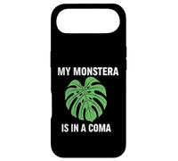 Funny Houseplant Mom My Monstera is in A Coma Coque pour iPhone Air