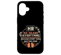 Funny HR We Heard Everything Human Resources Professional Coque pour iPhone 16