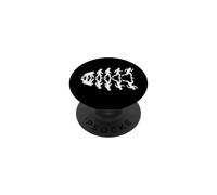 Funny Human Evolution Speed Run Sarcastique PopSockets PopGrip Adhésif