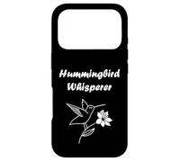 Funny Hummingbird Quote Hummingbird Whisperer Coque pour iPhone 17 Pro