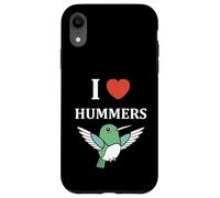 Funny Hummingbird Quote i Love hummers Coque pour iPhone XR