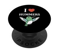 Funny Hummingbird Quote i Love hummers PopSockets PopGrip Adhésif