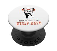 Funny Hump Day Guess What Day It is - Bureau de Jour de Chameau PopSockets PopGrip Adhésif