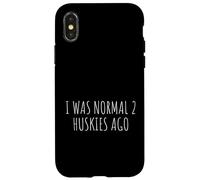 Funny Husky Coque pour iPhone X/XS