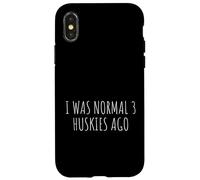 Funny Husky Coque pour iPhone X/XS