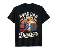 Funny HVAC Dad Like a Regular Dad but Dustier T-Shirt