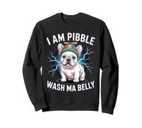 Funny I Am Pibble Wash Ma Belly Veterinary Techs Enthusiasts Sweatshirt