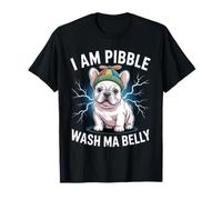 Funny I Am Pibble Wash Ma Belly Veterinary Techs Enthusiasts T-Shirt