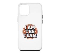 Funny I Am The Team Sarcastic Leadership Solo Hustle Citations Coque pour iPhone 12/12 Pro