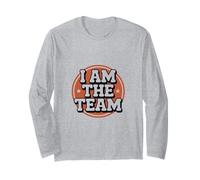 Funny I Am The Team Sarcastic Leadership Solo Hustle Citations Manche Longue
