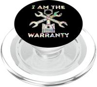 Funny I Am The Warranty Car Lover Mechanic Humor PopSockets PopGrip pour MagSafe