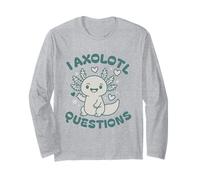 Funny I Axolotl Questions Enfants Filles Femmes Garçons Salamandre Manche Longue