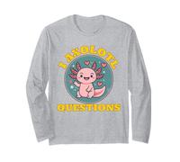 Funny I Axolotl Questions Enfants Filles Femmes Garçons Salamandre Manche Longue
