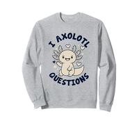 Funny I Axolotl Questions Enfants Filles Femmes Garçons Salamandre Sweatshirt