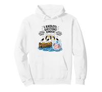 Funny I Axolotl Questions Kinder Pun Class Seagull Scream Sweat à Capuche