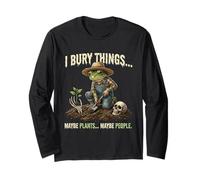 Funny I Bury Things | Gardening Humor Plant Lover Tee Manche Longue