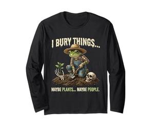 Funny I Bury Things | Gardening Humor Plant Lover Tee Manche Longue