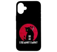 Funny I do What I Want Cat - Anime Japonais Cat Kitten Lover Coque pour iPhone 16 Plus