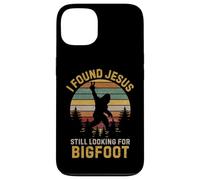 Funny I Found Jesus Still Looking Bigfoot Christian Coque pour iPhone 13