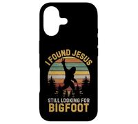 Funny I Found Jesus Still Looking Bigfoot Christian Coque pour iPhone 17