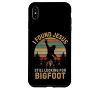 Funny I Found Jesus Still Looking Bigfoot Christian Coque pour iPhone XS Max