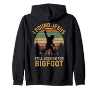 Funny I Found Jesus Still Looking Bigfoot Christian Sweat à Capuche