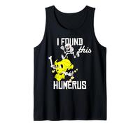 Funny I Found This Humérus Dog and Skeleton Bones Pun Humour Débardeur