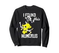 Funny I Found This Humérus Dog and Skeleton Bones Pun Humour Sweatshirt
