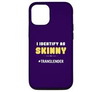 Funny I Identify As Skinny Jokes Sayings Humorous Sayings Coque pour iPhone 12/12 Pro
