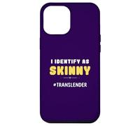 Funny I Identify As Skinny Jokes Sayings Humorous Sayings Coque pour iPhone 12 Pro Max