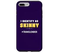 Funny I Identify As Skinny Jokes Sayings Humorous Sayings Coque pour iPhone 7 Plus/8 Plus