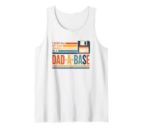 Funny I Keep Dad Jokes in A Dad-A-Base Disquette rétro Débardeur