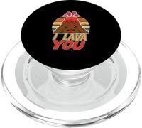 Funny I Lava You | Volcano Eruptions | Relation d'amour PopSockets PopGrip pour MagSafe