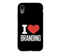 Funny I Love Branding Saying Marketing Humour Coque pour iPhone XR